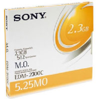 Sony 2,319MB, 5.25” Magneto-Optical Disc (EDM2300N)